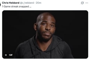 船蜜难绷：心情不错那就看快船吧 鲈鱼不除快船必沉 保罗先笑为敬