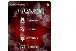 社媒遭刷屏！奥地利足协发布世界杯分组图，用的阿根廷二星logo