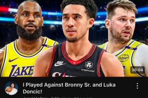 你是懂标题的魔仙哥：我跟老布朗尼和东契奇打了比赛！