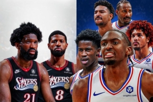 俩人1.07亿！美媒：恩比德&乔治总薪水占全队55% 总得分仅占27%